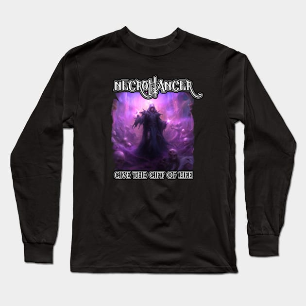 Necromancer Long Sleeve T-Shirt by SimonBreeze